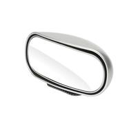 Vetro Specchio Specchietto Retrovisore Universale Per Auto Specchietti Laterali Grandangolari Regolabili A 360° Blind Spot Snap Way Per Parcheggio Ausiliario 1PCS(Argento)