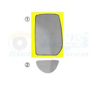 Vetro specchio Sx convesso 1898837 VAN WEZEL per FORD TRANSIT Autobus