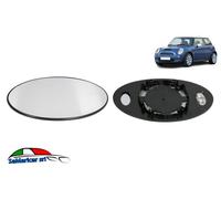 VETRO SPECCHIO TERMICO CONVESSO CROMATO ADATTO PER MINI ONE-COOPER R50 2001-> 51