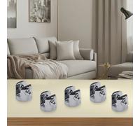 Vetro Supporto Morsetto Mensola Ripiani Attrezzo Zinco Lega 10pcs Cromato