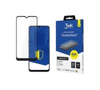 VETRO TEMPERATO 3MK FlexibleGlass Max Nero per Oppo A16 A16s protezione schermo