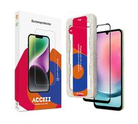 VETRO TEMPERATO ACCEZZ Full Cover con applicatore biologico per Samsung Galaxy A25 (5G)