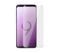 Pellicola protettiva in vetro temperato Avizar con bordi curvi per Samsung Galaxy S9