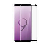 Pellicola protettiva in vetro temperato Avizar 5D con bordi curvi neri per Samsung Galaxy S9