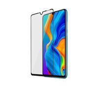 Salvaschermo Huawei P30 Lite Vetro Temperato 9H Trasparente Contorno Nero