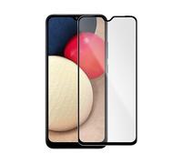 Salvadisplay Samsung Galaxy A12 Vetro Temperato Smussato Trasparente Bordo Nero