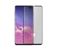 Pellicola Schermo Samsung Galaxy S10 Plus Vetro Temperato Trasparente Bordo Nero