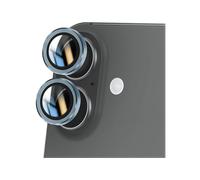 Avizar Vetro temperato fotocamera per iPhone 16 durezza 9H antigraffi, Blu