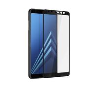 Proteggi schermo in vetro temperato ultrasottile Avizar con bordi neri per Samsung Galaxy A8
