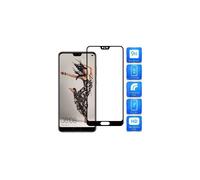 Vetro temperato compatibile con Huawei P20Pro, spessore 0,26 mm, spessore 2,5D, durezza 9H, full frame, nero.