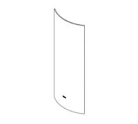 VETRO TEMPERATO CURVO SERIGR. 6x334.5x841.3 ORIGINALE Klover Stufa Thermosuper