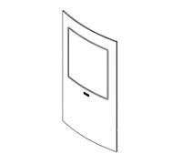 VETRO TEMPERATO CURVO SERIGRAFATO 5x335x693 SL ORIGINALE Klover Stufa Style 120