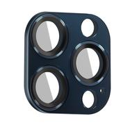Vetro temperato fotocamera per iPhone 15 Pro e 15 Pro Max Enkay bordo blu