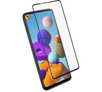 Pellicola protettiva in vetro temperato nero Avizar per Samsung Galaxy A21s