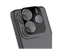 iMak Protezione blocco fotocamera per Poco M7 Pro - Ultra sottile antigraffio - Nero trasparente