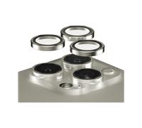 PanzerGlass™ Hoops protezione dell'obiettivo della fotocamera per Apple iPhone 15 Pro | Pro Max - protezione con stile, vetro antiurto, naturale