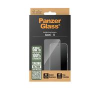 VETRO TEMPERATO PANZERGLASS PanzerGlass® Screen Protector w. Black Frame Xiaomi 15 | Ultra-Wide Fit