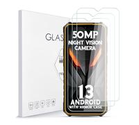 Vetro Temperato Pellicola Protettiva per Ulefone Armor X13 [3 Pezzi] Durezza 9H, Alta Definizione Protezione Pellicola Salvaschermo per Ulefone Armor X13 Installazione Senza Bolle