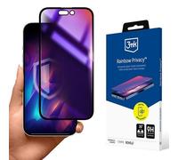 Vetro temperato per iPhone 16 Plus 3MK Rainbow Privacy