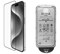 Vetro temperato per iPhone 16 Pro Guess 2.5D Outline