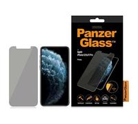 Pellicola protettiva in vetro temperato antibatterico Panzer Glass Privacy nera per iPhone X/Xs/11 Pro