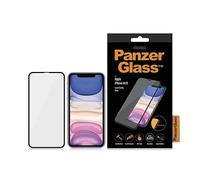 Vetro temperato per iPhone XR PanzerGlass compatibile con le custodie, colore ne