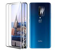 Vetro Temperato per OnePlus 7 Pro/ 7T Pro, Pellicole Protettive Display [Caso Amichevole][Senza Bolle] 2 Pezzi Pellicola Protettiva con 2 Pezzi Pellicola Fotocamera
