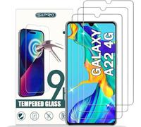 Vetro Temperato per Samsung Galaxy A22 4G, 3 PEZZI pack Pellicola Prottetiva, Ultra hd Trasparente, Ultra Resistente Senza Bolle, Durezza 9H, Anti Graffio, 0,33mm, Anti-Impronte