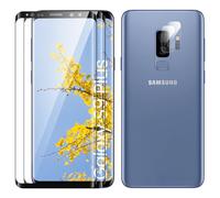 Vetro Temperato per Samsung Galaxy S9 Plus, Pellicole Protettive Display [Caso Amichevole][Senza Bolle] 2 Pezzi Pellicola Protettiva con 2 Pezzi Pellicola Fotocamera