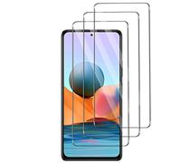 Vetro Temperato per Xiaomi Redmi Note 10 Pro Pellicola Protettiva, [3 Pezzi] Copertura Completa Pellicola Protettiva Protezione Schermo, 9H Durezza, Alta Trasparente, Nessuna Bolla, Anti-Impronte
