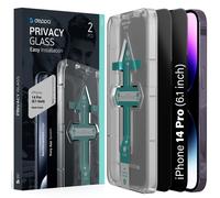 Vetro Temperato Privacy per iPhone 14 Pro [2 Pezzi] Ultra Resistente Anti