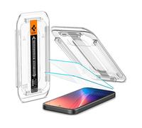 Spigen Glas.tR EZ Fit Vetro Temperato compatibile con Google Pixel 9a 2 Pezzi, Installazione Facile, Cristallino, Durezza 9H Pellicola prottetiva