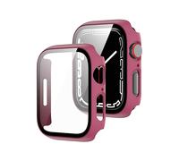 VETRO TEMPERATO WIGENTO Custodia Protettiva TPU con Temperato H9 per Apple Watch Serie 9 / 8 / 7 41mm - Antiurto
