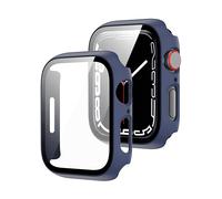 VETRO TEMPERATO WIGENTO Custodia Protettiva TPU e Temperato H9 per Apple Watch Serie 9/8/7 41mm - Anti-graffio