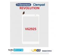 VETRO TOUCH SCREEN CLEMENTONI CLEMPAD REVOLUTION V60974 WIFI SCHERMO BIANCO CON