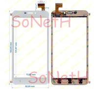 Vetro Touch screen Digitizer 6,0" HS1331 V0mr590 Bianco