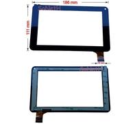 Vetro Touch screen Digitizer 7,0" LOGICOM TAB 750 Internet Tablet - 4GB Nero