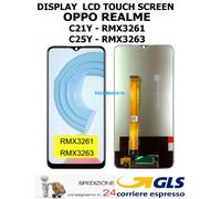 DISPLAY LCD TOUCH SCREEN FRAME NERO HUAWEI Y7 2019 PARI ALL ORIGINALE GLS