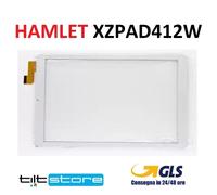 VETRO TOUCH SCREEN HAMLET XZPAD412W SCHERMO BIANCO