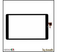 VETRO TOUCH SCREEN PER ALCATEL ONETOUCH PIXI 3 8079 8079-2AALWE1 NERO