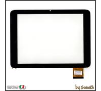 VETRO TOUCH SCREEN PER CLEMENTONI CLEMPAD XL 5.0 13337 VERSIONE 2015 NERO