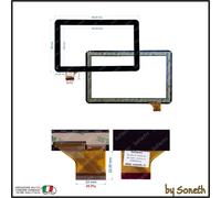 VETRO TOUCH SCREEN PER GOCLEVER QUANTUM 1010M NERO