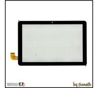 VETRO TOUCH SCREEN PER MEDIACOM SMARTPAD IYO 10 PIE PLUS SP1CY M-SP1CY NERO