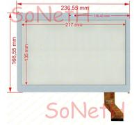 VETRO TOUCH SCREEN YUNTAB K17 BIANCO