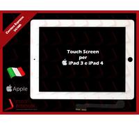 Vetro TouchScreen APPLE iPad 3 e iPad 4 A1458 A1459 A1460 Bianco