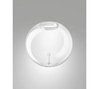 Vetro Trasparente D250 Collezione VETRO Stile Goccia E27 Diametro 25 Cm Fabas [EEK: A++]