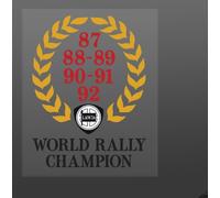 VETROFANIA SPECULARE LANCIA WORLD RALLY CHAMPION 1992 | | 10x12,4 cm
