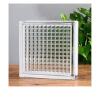 vetromattone Mattone di vetro cavo trasparente, elevata resistenza alla compressione e all'usura, per la decorazione architettonica(Style 8)