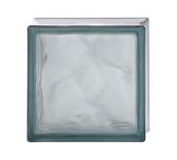 Vetromattone Satinato 1 Lato | Pure Shade Grigio Londra Ondulato | cm. 19x19x8 | Unità di vendita scatola da 6 pezzi
