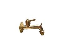 Vette CDF03708 Rubinetto Artistico per Fontane, Ottone a Leva, Oro Lucido, Ottone
